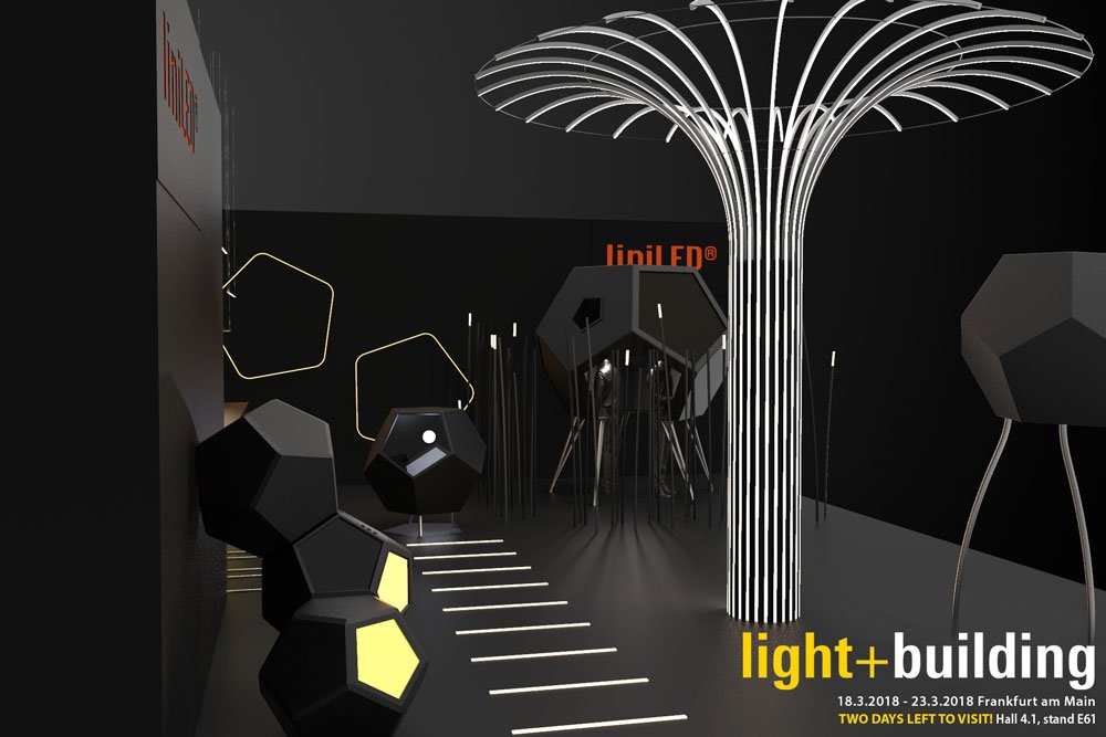 liniLED's tweet image. Just two days left to check out our distinctive and, most of all, inspiring stand at #Lightandbuilding2018 Find us in hall 4.1, stand E61
