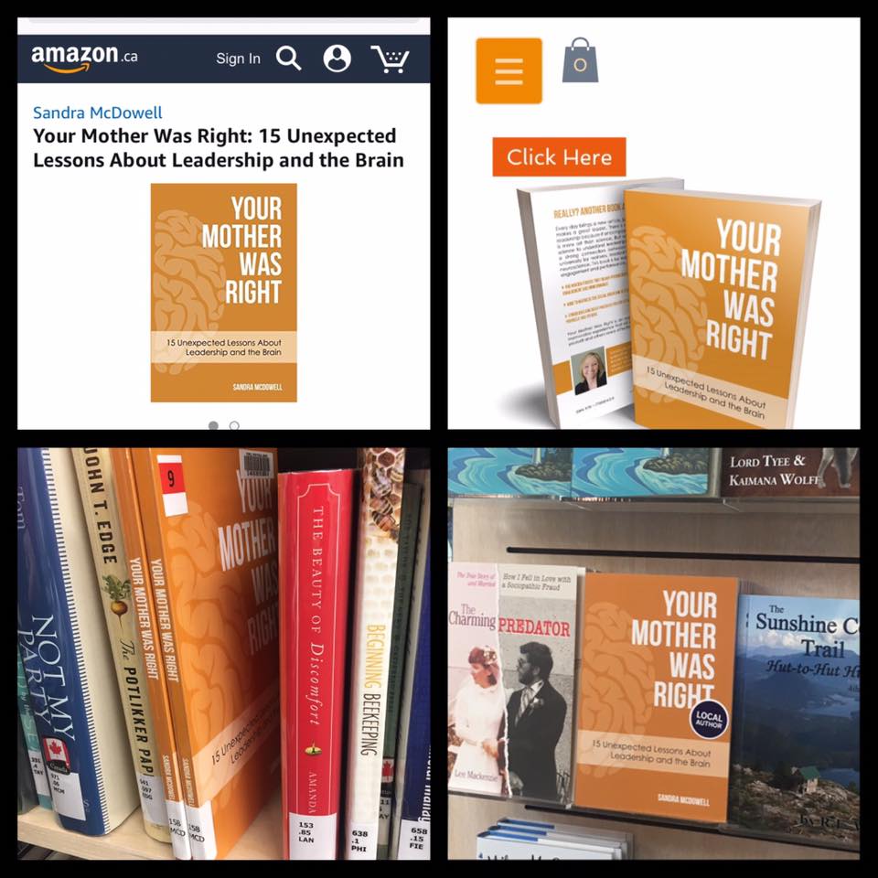 Check out eLeadership Academy founder and lead faculty Sandra McDowell's new book, 'Your Mother Was Right: 15 Unexpected Lessons About Leadership and the Brain'..tinyurl.com/ybh7d3gc