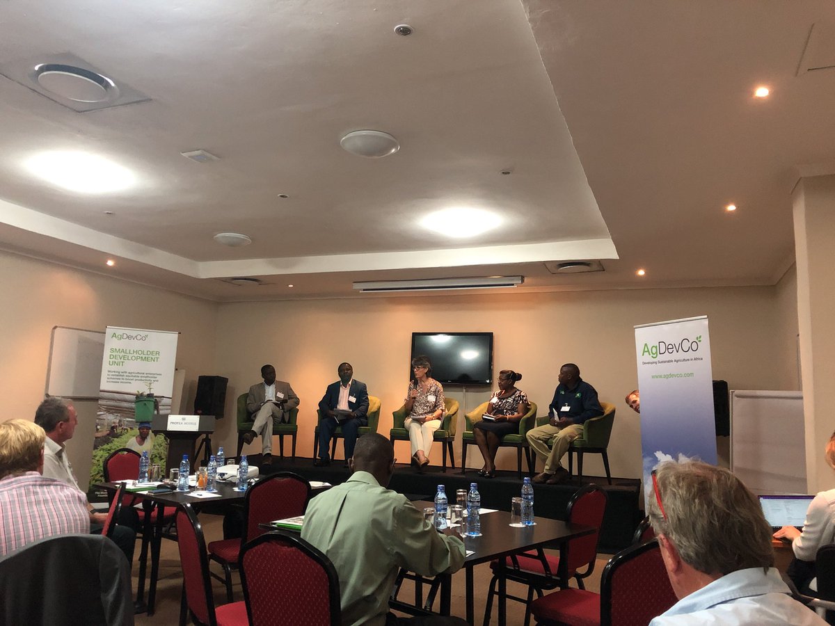 Panel on “commercialisation of smallholders farmer” 50% of participants believe that is a matter of farmers mindset and behavior- I think that barriers to access to reliable market is important too