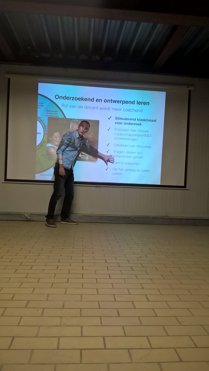 Gisteren inspirerende en enthousiasmerende keynote van Tim Post uit Enschede. Legio handvatten om het leren te versterken en te innoveren