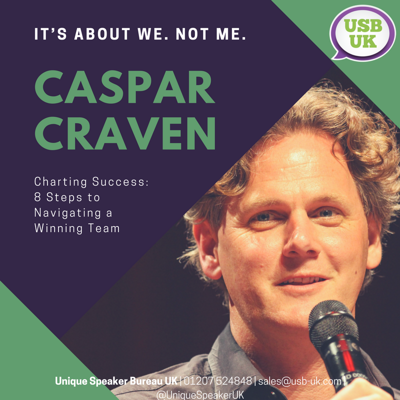 As well as building successful businesses, <a href="/casparcraven/">CasparCraven</a> took on the ultimate challenge, building his family team to sail around the world. Hear Caspar’s stories on #entrepreneurship, ultimate #teamwork and #inspirational #adventures, contact <a href="/UniqueSpeakerUK/">USB-UK</a> on sales@usb-uk.com