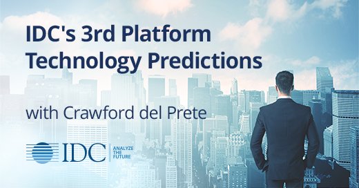 IDCASEAN's tweet photo. Understand the impact of #3rdPlatform #technology on the market today and @IDC's predictions on what impressive innovations are ahead, straight from @Craw! Watch here: https://t.co/kx01it6zss https://t.co/TDCwZgmyew