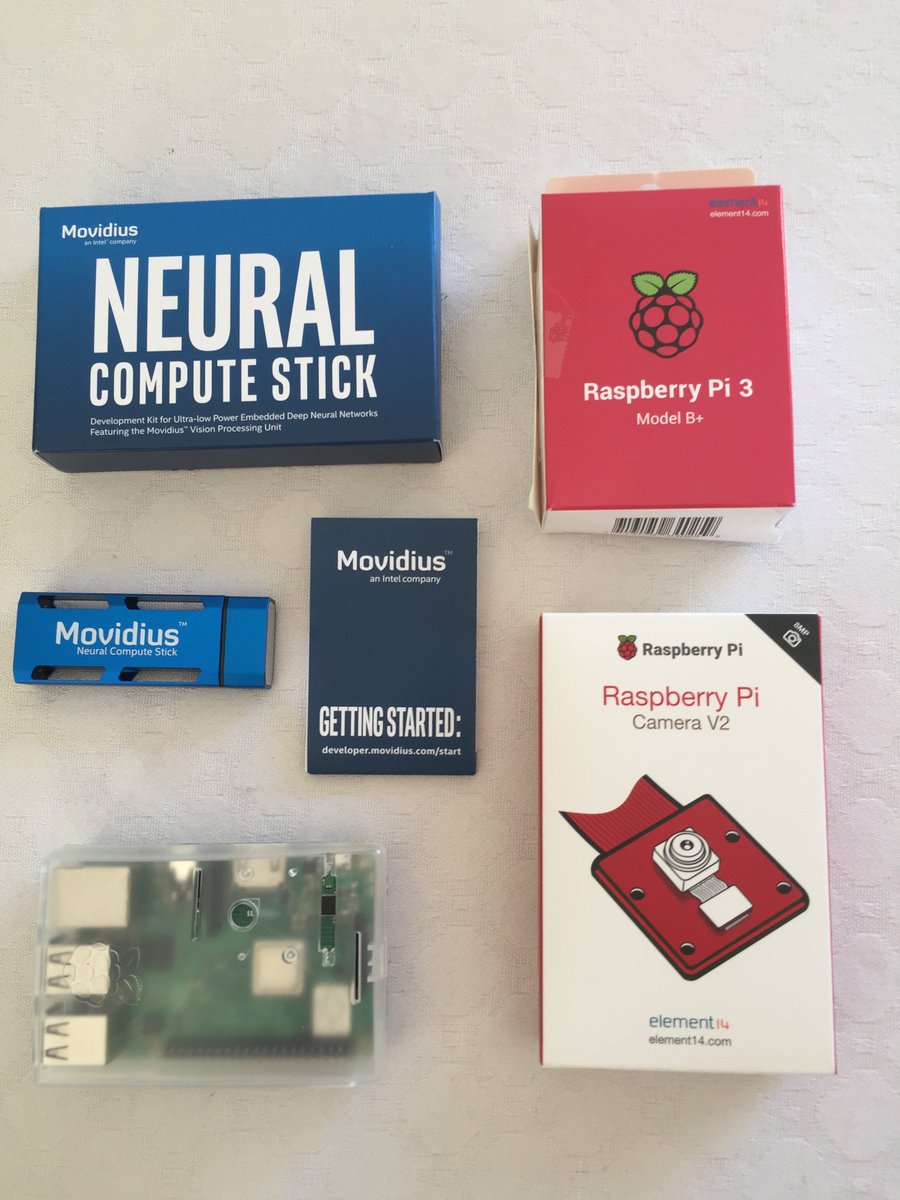 _r2d3_'s tweet photo. Ready for serious computer vision on @Raspberry_Pi 3 B+ with @IntelMovidius #movidius #DeepLearning #ComputerVision https://t.co/geQJLjgBMS