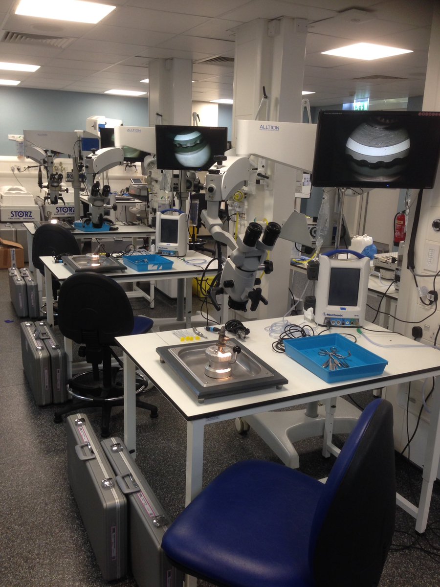 BradfordSimtech's tweet photo. Technical Skills Lab at Bradford Royal Infirmary all set ready for Yorkshire Temporal bone course https://t.co/QI7nClSykQ