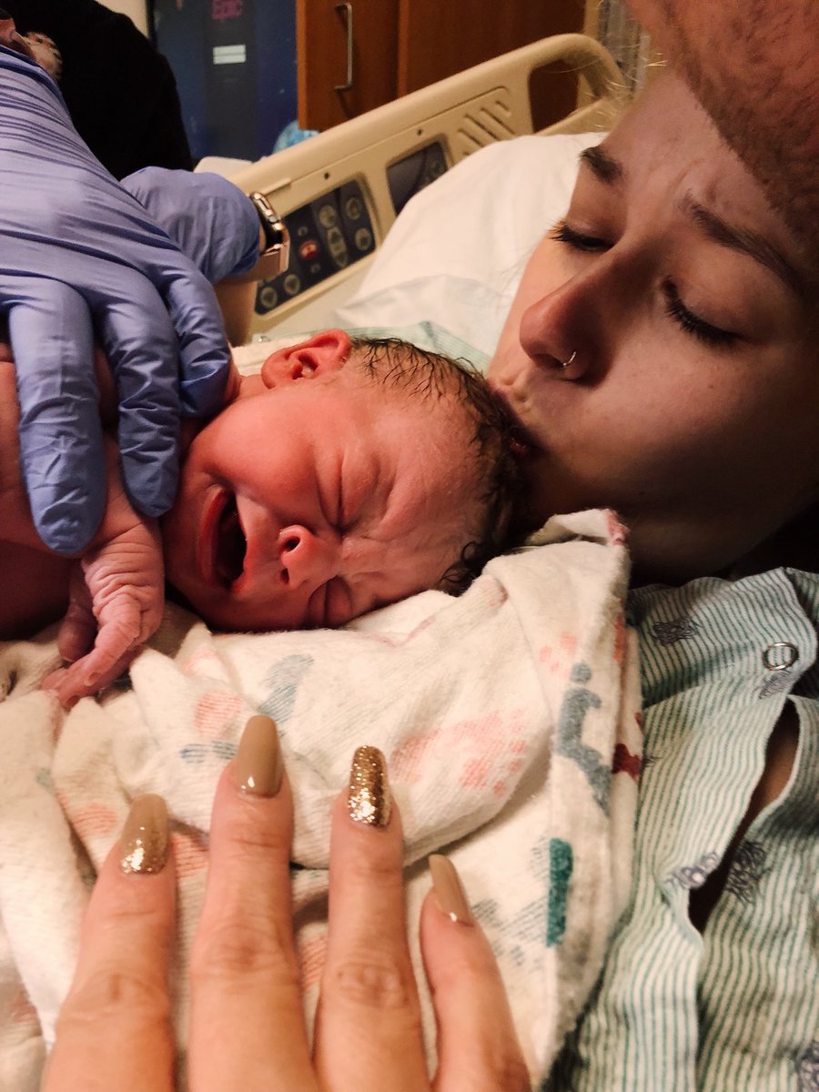 maddiewelborn's tweet photo. march 22nd, 2018 
12:50am
a legend was born. welcome leila grace pitt 🦋 https://t.co/0H9thzRQ7e