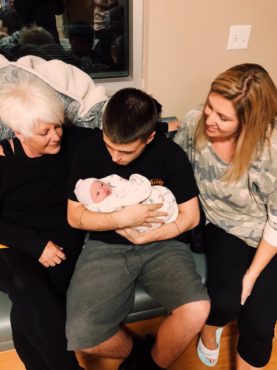 maddiewelborn's tweet photo. march 22nd, 2018 
12:50am
a legend was born. welcome leila grace pitt 🦋 https://t.co/0H9thzRQ7e