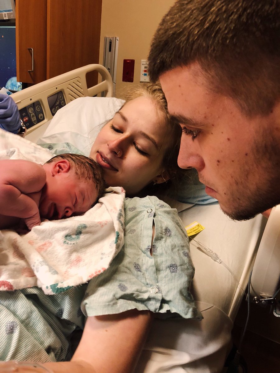 maddiewelborn's tweet photo. march 22nd, 2018 
12:50am
a legend was born. welcome leila grace pitt 🦋 https://t.co/0H9thzRQ7e