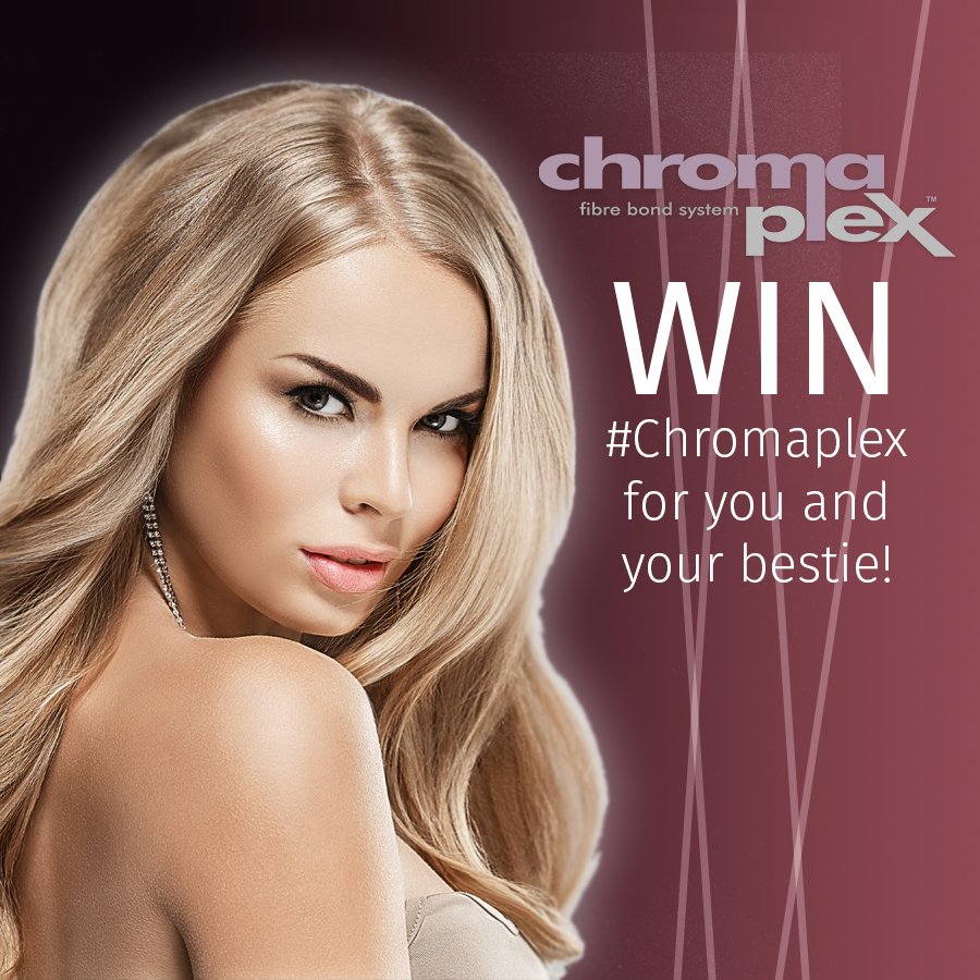 WIN 1 of 10 #Chromaplex Step 3's and say OLA! to the future of Plex! To enter, Like, Share & Comment on this post with a pic of your hair & tell us why it needs Chromaplex. Entries close 04 April 2018!

#plexme #plexevolution #olaplex #olaplexlove #betterplex #fixmyhair #face ...