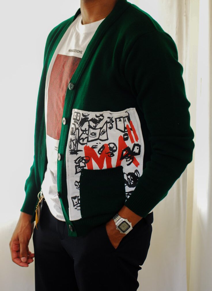 MAMAGASEHOME's tweet photo. Shop online today, Green “Treaded Thoughts” cardigan. Now available : https://t.co/9EIMaiByhk
#MAMAGASEHOME https://t.co/lX4koLUXPK