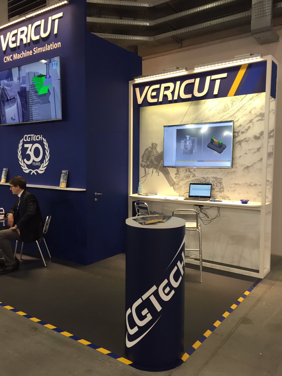 CGTech_Italia's tweet image. Giorno 1/3 @MECSPE
pad. 2 stand K79
#VERICUT #CNCSimulation