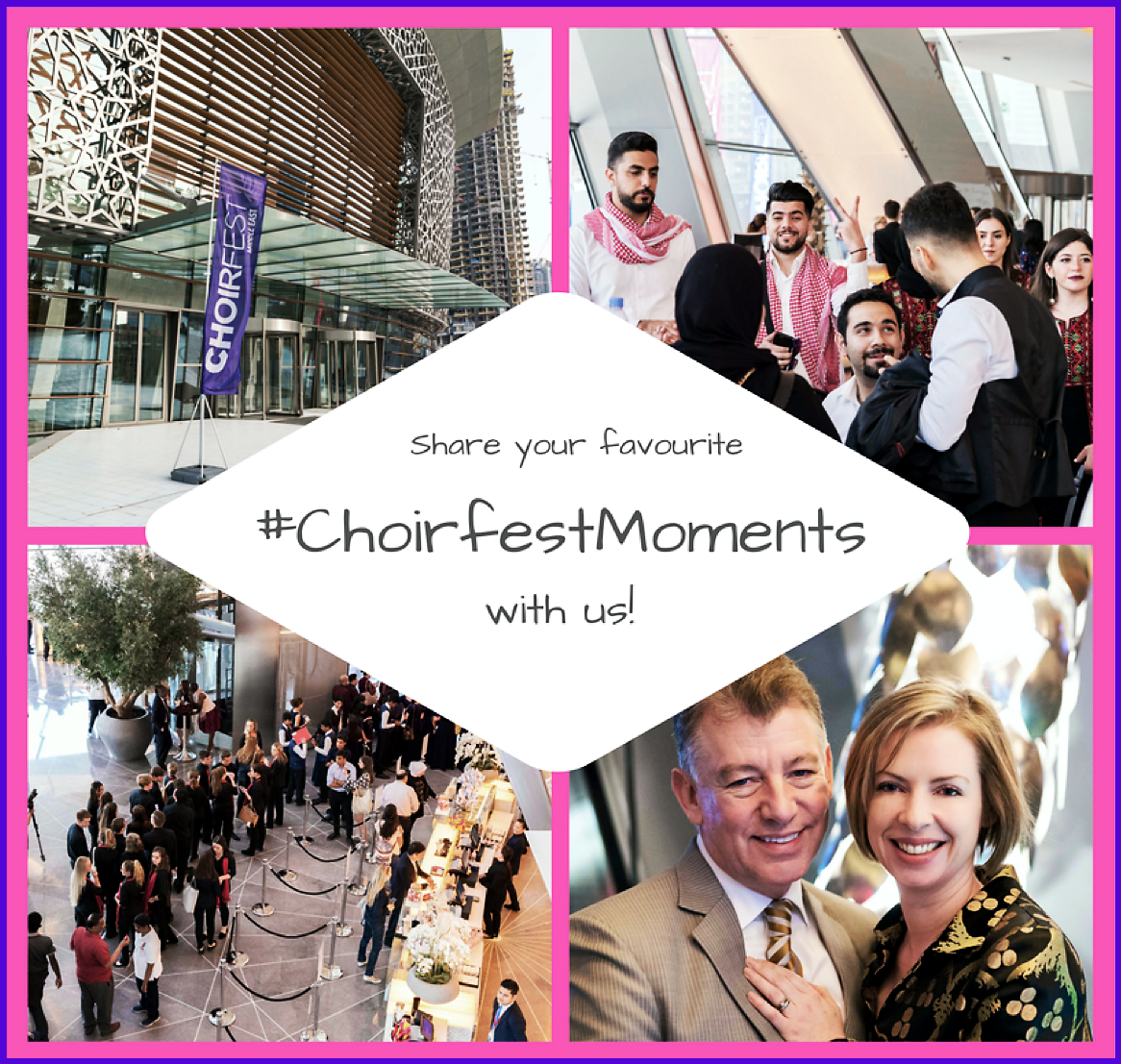 We all have them... our favourite moments of #ChoirFestME2018. And we'd love to know yours! Share your best snapshots, funniest stories and most marvellous experiences with us and we'll repost them on our page. 🤩 #ChoirFestMoments