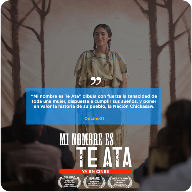 #MiNombreEsTeAta el valor de una mujer que lucha por alcanzar sus sueños y reafirmar sus raíces. Encuéntrala YA EN CINES vía <a href="/decine21/">Decine21</a>