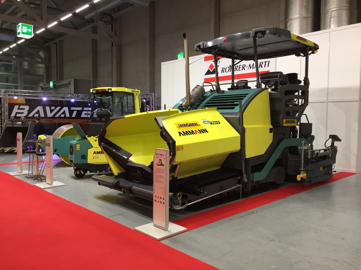 Ammann_Group's tweet photo. Besuchen Sie unseren Händler @RohrerMarti an der Baumaschinen Messe in Bern (CH) - Halle 3.2 / Stand A04. 
   
Die Messe läuft noch bis Samstag, 24.03.2018. https://t.co/xaWjpRe5pY