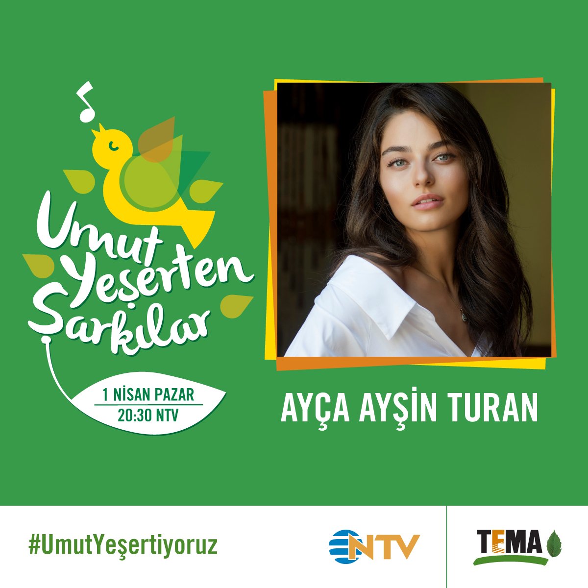 temavakfi's tweet photo. Ayça Ayşin Turan çocuklar ve doğa için sahnede.
Siz de TEMA yazıp 3464’e SMS atarak çocukların doğa eğitimine 10 TL katkıda bulunabilirsiniz. #umutyeşertiyoruz https://t.co/Om89SgZqzd