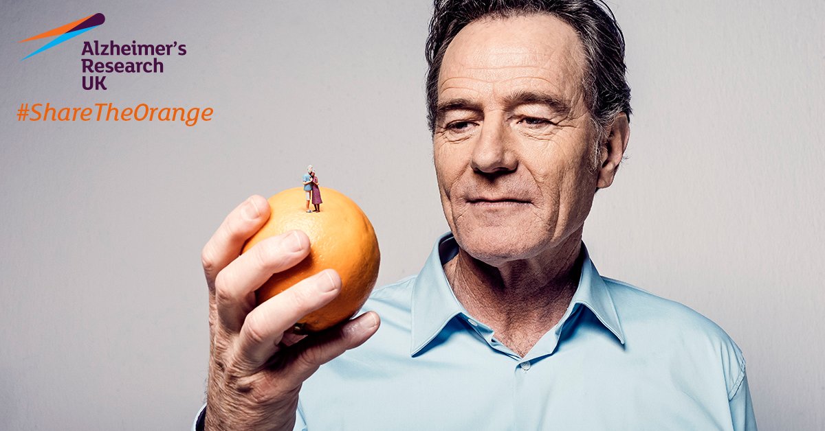 AlzResearchUK's tweet photo. We chose an orange to take on a new and important role in educating people around the reality of dementia. Why an orange🍊? Read more about our latest #ShareTheOrange campaign to find out https://t.co/m2a5H7Wi7F https://t.co/cS78zXLOKp