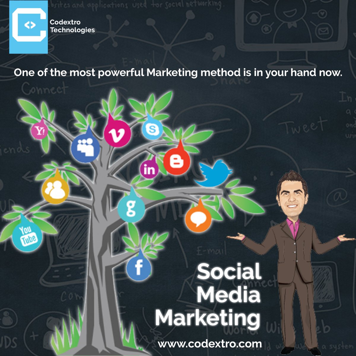 CodextroT's tweet photo. Use of social media as an idea generator, trend mapper and strategic compass for all of our online business ventures
https://t.co/g4VY9CE2Yp
#socialmedia #codextrotechnologies #socialmediamarketing #smm #Marketing https://t.co/RArqdd4kVj