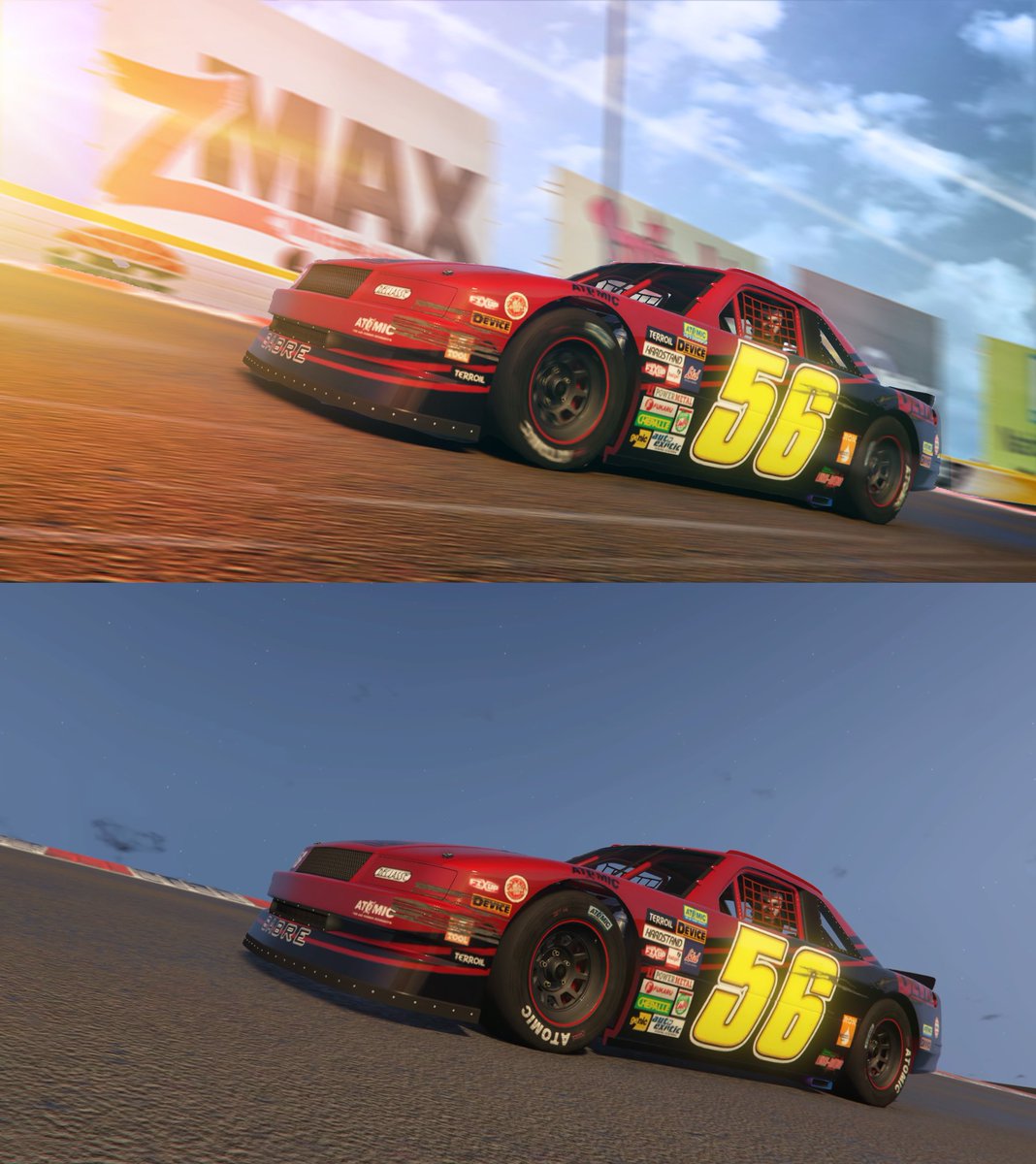 AmirHNaseri's tweet photo. Before/After
#GTAOnline #SuperSportSeries #SnapmaticArt #RockstarEditor #SanAndreas #Snapmatic #stormyhazegta5 #gtazoza #sansachaps4 #helloimnik #redtearsof47 #gtaphotographers #RockstarGames @RockstarGames https://t.co/w8eOcmy9S2