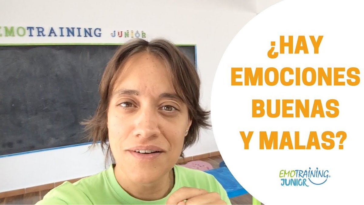 En este #video Maria Jose Patino nos habla sobre las emociones. No hay emociones buenas o malas, todas las emociones nos enseñan. Enseñemos a los más pequeños a o rechazar las emociones sino a conocerlas.
#EmotrainingJunior buff.ly/2uaaO75