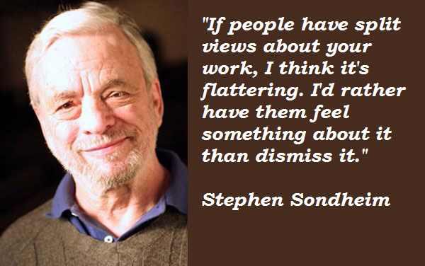 Happy Birthday to the genius that is Stephen Sondheim  