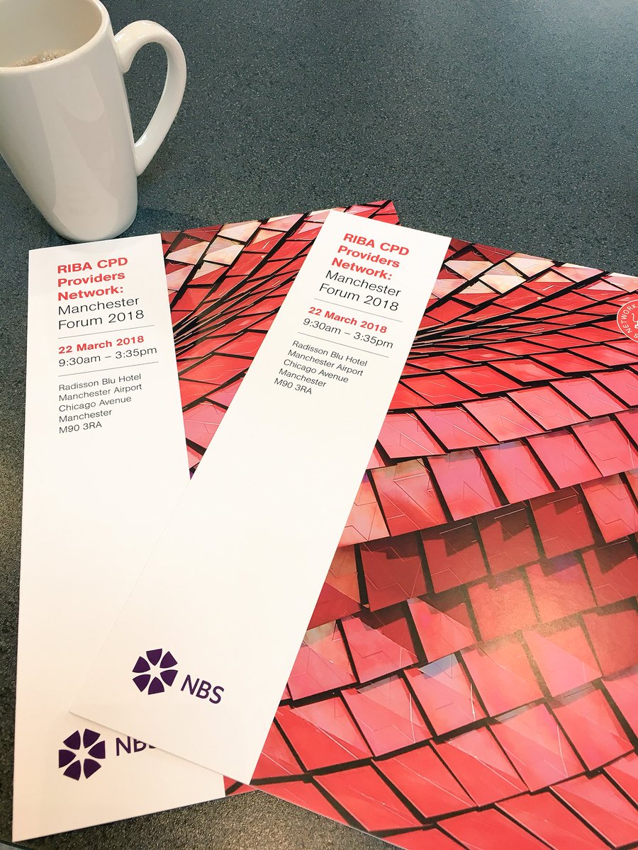 The team are at <a href="/RIBA_CPD/">RIBA CPD</a> Providers network at <a href="/RadissonBlu/">Radisson Blu</a> Manchester - looking forward to all the insights #RIBA #Manchester