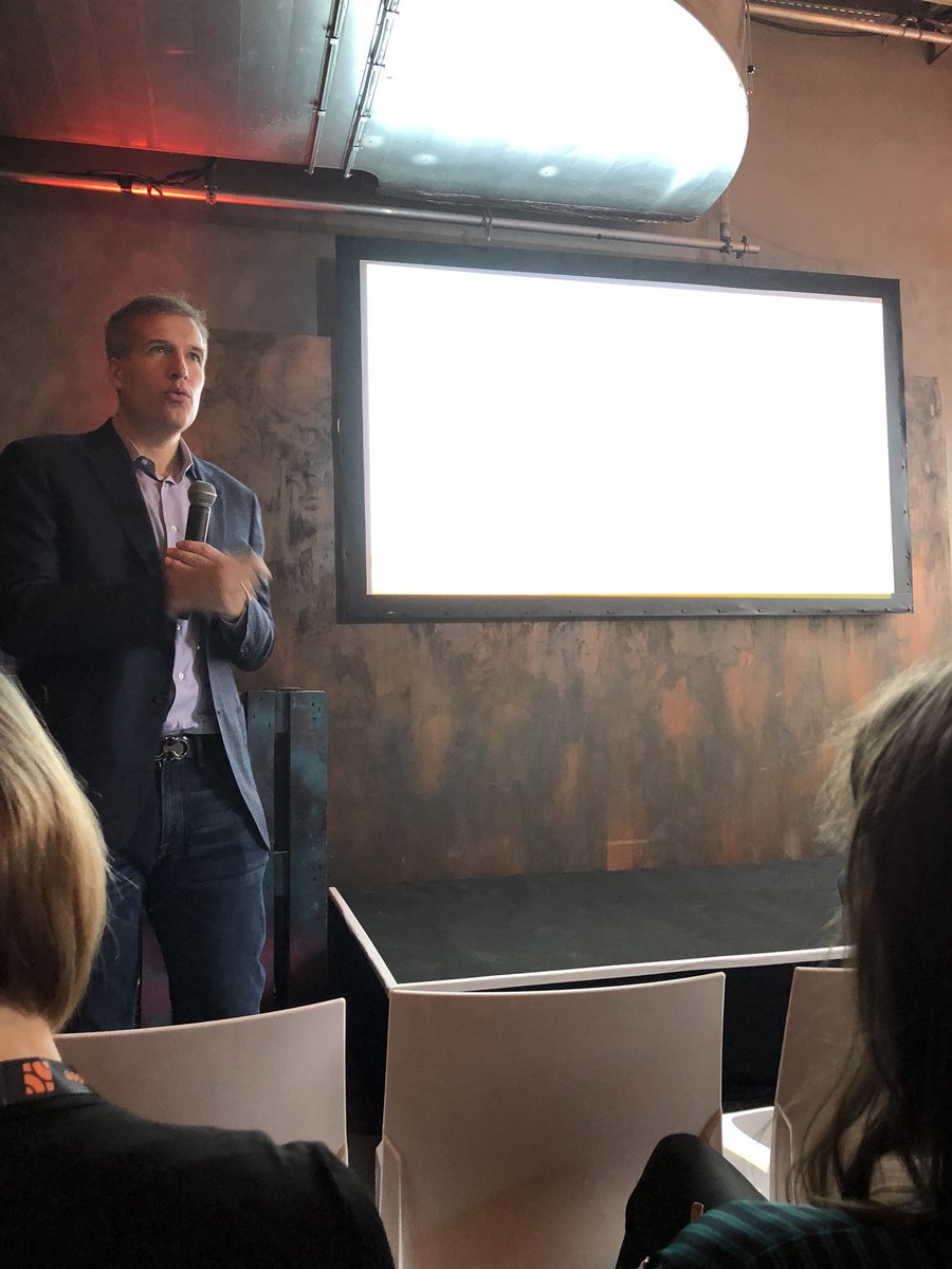 Appnexus Next Event in Hamburg. Brian O‘Kelly presenting what‘s next in Programmatic Advertising. #AppNexus #OMR18