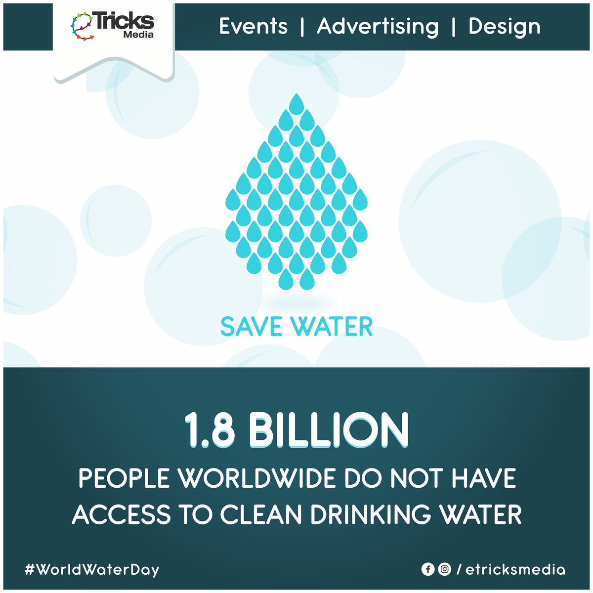 princejagger's tweet photo. Time to Save Water before it’s to late!
Issued in public interest💧
.
.
#WorldWaterDay #etricksmedia #adagency #creative #India https://t.co/z0rfypl9WW