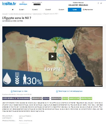 histgeo_edu_num's tweet photo. [#journéemondialedeleau] Des dizaines de #Ress_Num sur l'#eau disponibles sur #Eduthèque. A consulter en particulier, les vidéos du @lesitetv , les documents du @CNRSImages et des vidéographies de l'@afpfr https://t.co/RzJcpySrwb https://t.co/P3asE3vr7G
