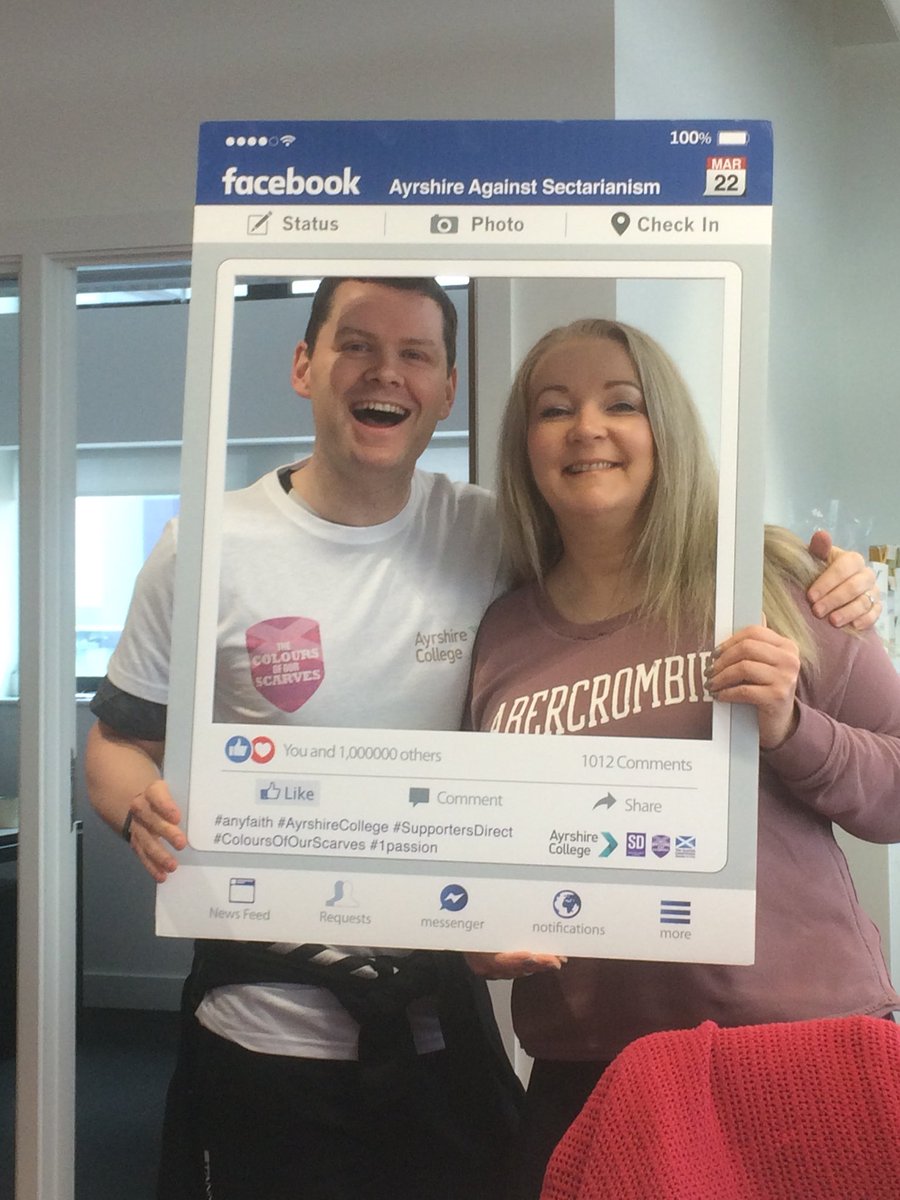 DavidDougan's tweet photo. Anti-sectarian event just about to start!! @AyrshireColl @FairPlayFound @ScotSuppNetwork #1passion #anyfaith @HeatherDunk @MctJohn @AJKillie @jwradams @paul_tannock @johnnysinc_AC https://t.co/DAtj6EuyrC