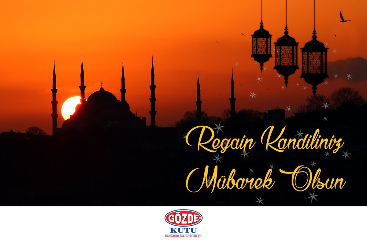 gozdekutu's tweet photo. Regaip Kandiliniz mübarek olsun.
#regaipkandili #kutu #matbaa https://t.co/MzoENVfZFE