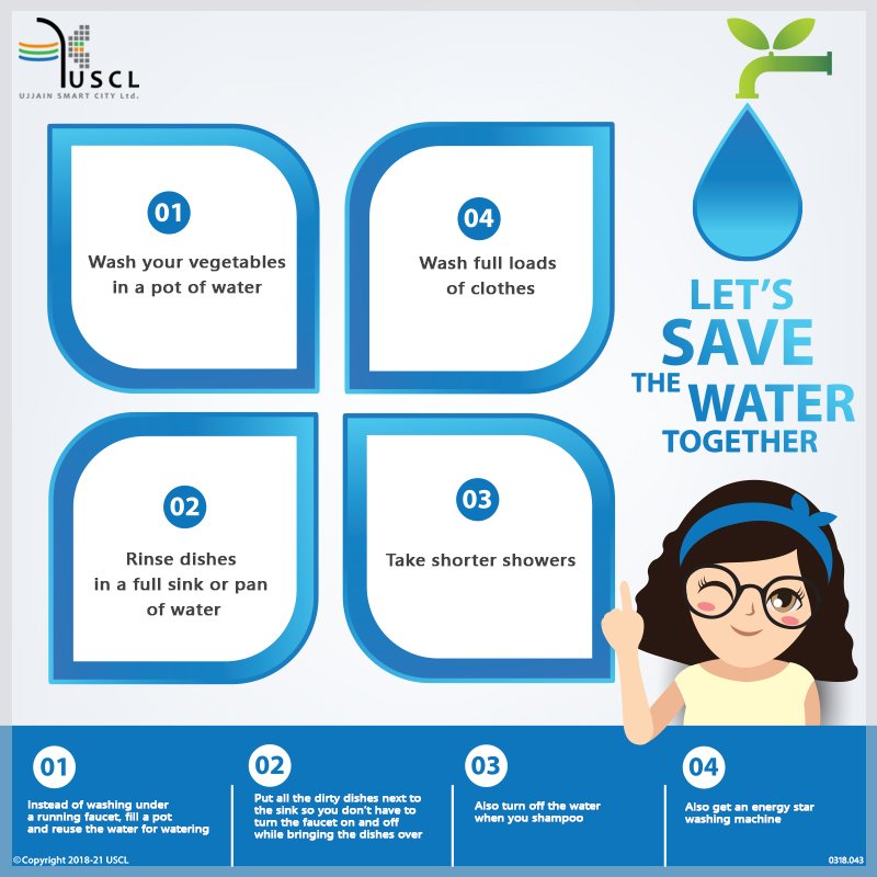 UjjainSmartCity's tweet photo. You have the power to save water. Take these small steps to save water everyday. USCL's team thank you for being Smart Ujjainis &amp; saving water.

#WorldWaterDay #22March #Ujjain #SmartUjjain #SmartUjjaini #Savewater #Goodhabits #Environment #Green
T000141 https://t.co/mjHYE3OVNM
