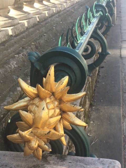 I just love these historic railings outside the #FitzwilliamMuseum in Cambridge.
#IronworkThursday
@HE_EoE