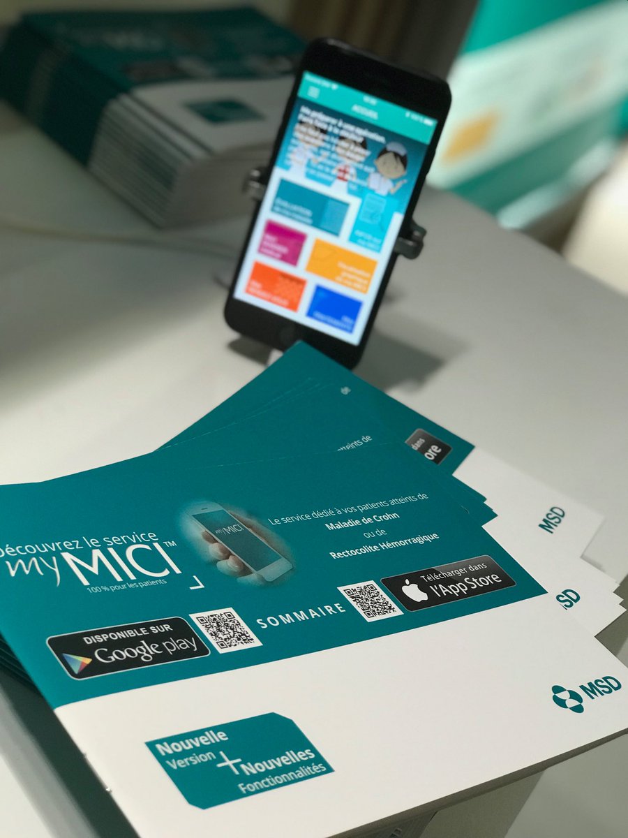 SanoiaFR's tweet photo. MyMICI v2 disponible ! #mici #RCH #Crohn #jfhod https://t.co/0FebOC7p3W https://t.co/VoQuB25NRH