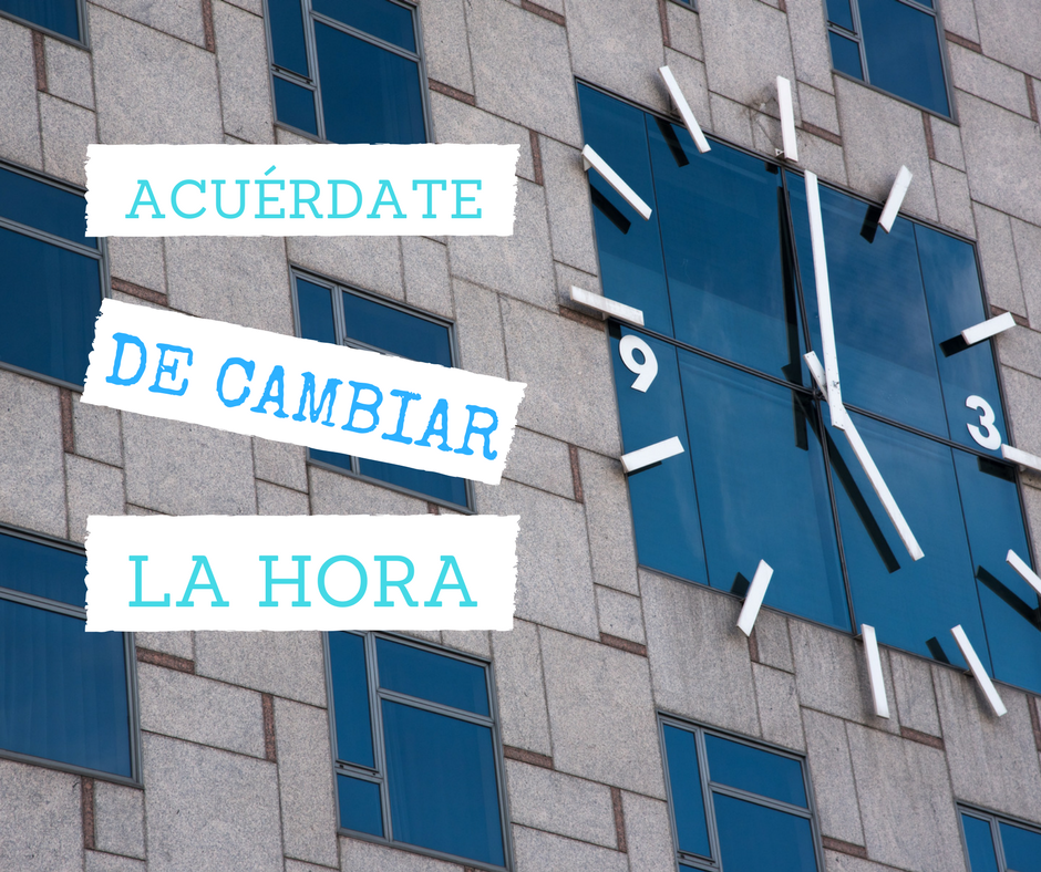 Esta noche🌙 adelantamos una hora el reloj... a las 2️⃣️ serán las 3️⃣️