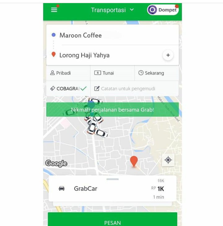 hantamlogika's tweet photo. Sekarang motor ke pakek, abis tu tiba2 ujan udah gampang kalau mau ngopi, kan udh ada GRAB! #Grabaceh #DekatDenganGrab https://t.co/8fedWIcZ87