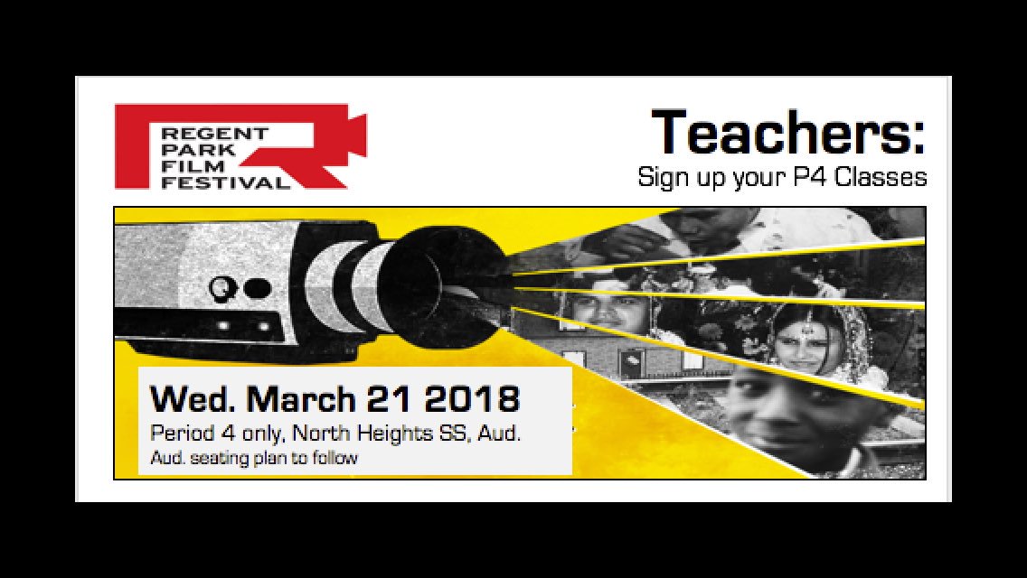 NorthviewHtsSS's tweet photo. Thank you to Ms. Tuzi, Mr. Gordon, Ms. Saunders and all of the students and teachers that supported and participated in the Regent Park Film Festival @NorthviewHSS. #aboriginalissues #multiculturalism #learningthroughthearts @nhsscyberarts @RegentParkFilm @LC2_TDSB https://t.co/xZYZQgN1fn
