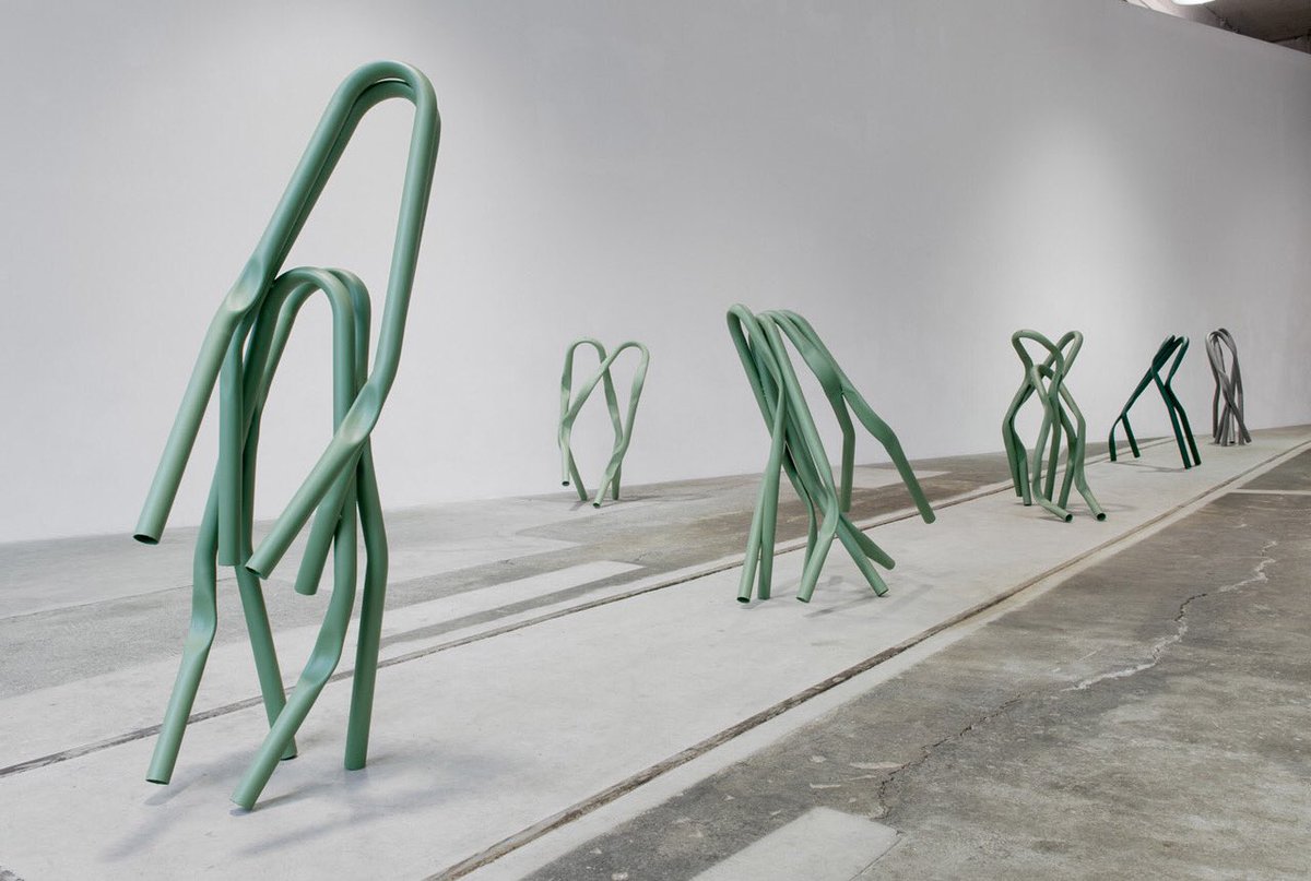 BPousttchi's tweet photo. Tonight the exhibition 'Bettina Pousttchi: Protection' at Kunstmuseum St. Gallen Lokremise will become the setting for the performance of 'Lugano Paradiso' a new play produced by Theater St. Gallen, directed by Jonas Knecht https://t.co/OgtIqucvJY https://t.co/tnVj5yRZzz