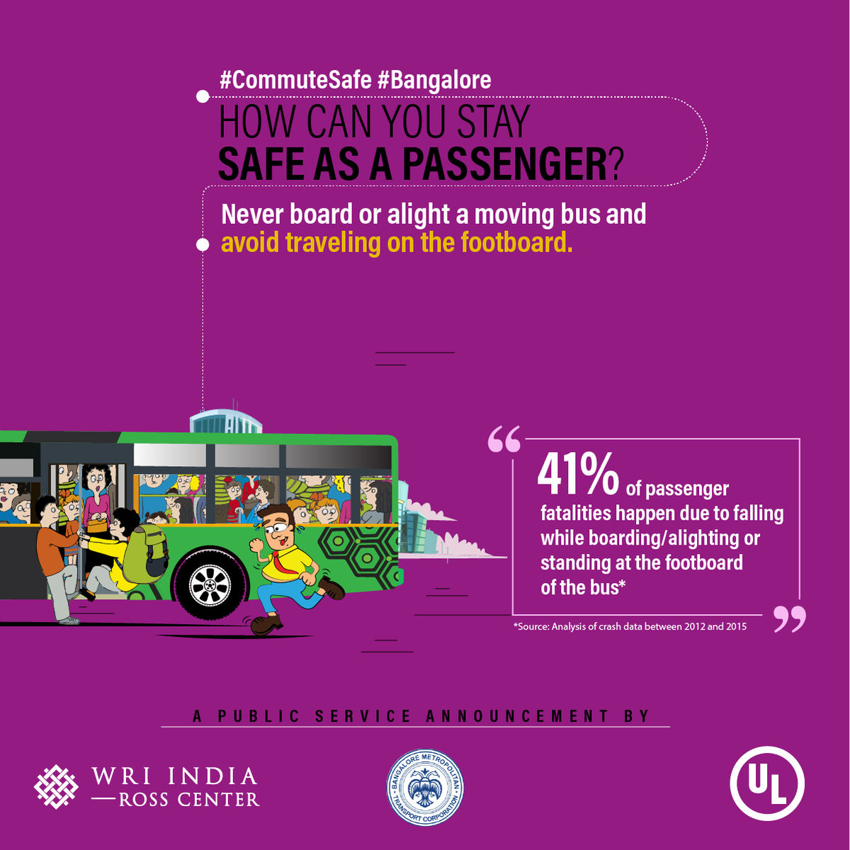BMTC_BENGALURU's tweet image. It is important to put your safety first and never board an overcrowded bus.#CommuteSafe#Bangalore #RoadSaftey