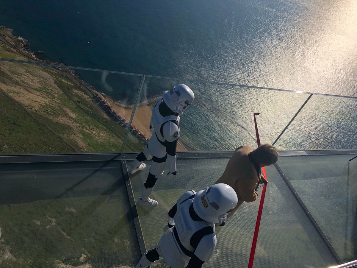 Why they would ever invite me to the opening of something called "#Skywalk" remains a mystery-but it was beyond thrilling to <a href="/visit_gibraltar/">Visit Gibraltar</a>! Stunningly beautiful-marvelous Macaques &amp; truly friendly folks who all got selfies whether they wanted them or not.