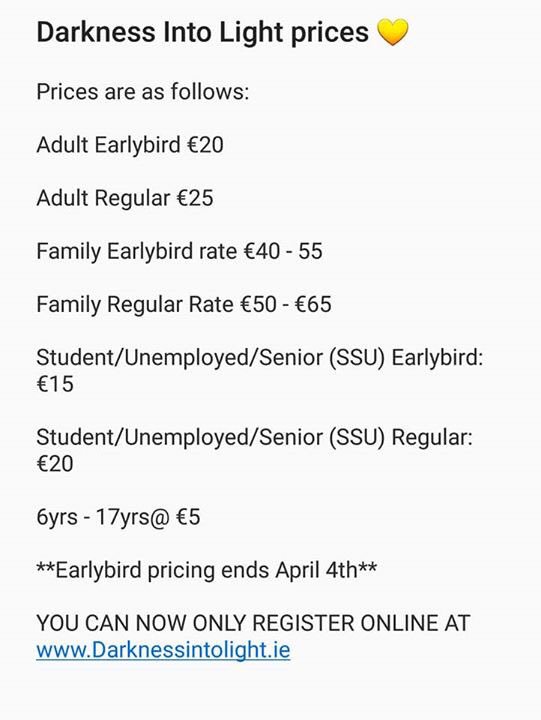 DILCTB's tweet photo. Registration for this years Darkness Into Light is now Open register for Castletownbere here
 https://t.co/zudTeUrEPR
Please note ON LINE REGISTRATION ONLY this year. Thank u for ur support the last few years looking forward to seeing u all again  #DIL2018 https://t.co/LEQrI02kBn