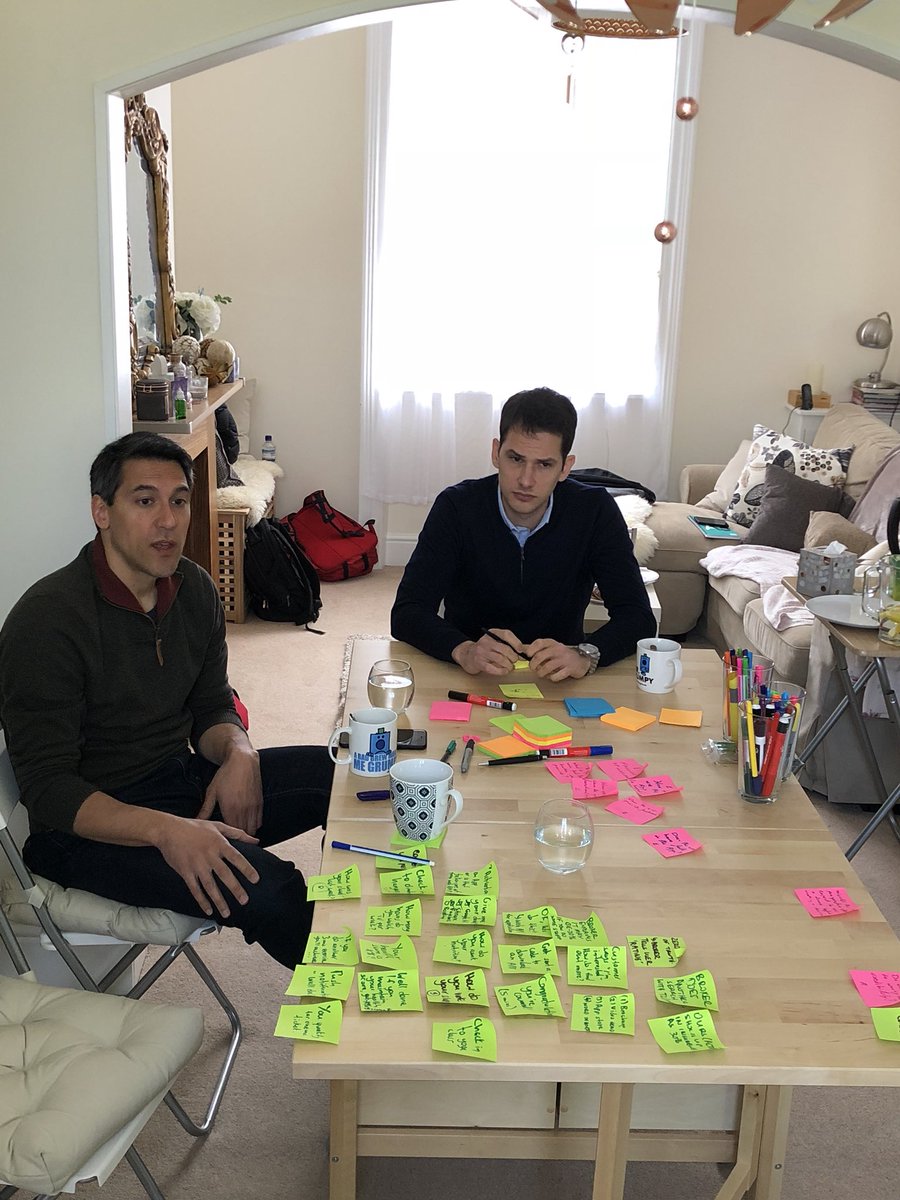 Midway through a design sprint with the team