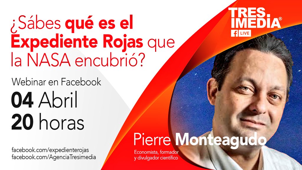 WEBINAR  |  DIRECTO MUNDIAL
#ExpedienteRojas 👉 📕 
TOD@S INVITAD@S
#Madrid #WashingtonDC #Paris
#Caracas #houstontx #news
#webinar #NoticiasVenezuela
Con los profesionales y la calidad de <a href="/tresimedia/">tresimedia</a> Comunicación 🎬
¿Te lo vas a perder?