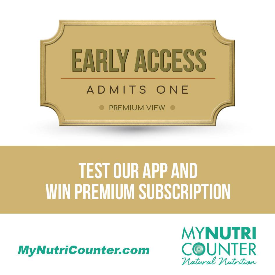 MyNutriCounter's tweet image. Want to win 1 month&apos;s free premium subscription?
Leave a comment and we&apos;ll send you a link to sign up for our app before it&apos;s released to the World. #testingapp #freeapp #freesubscription #signuphere
