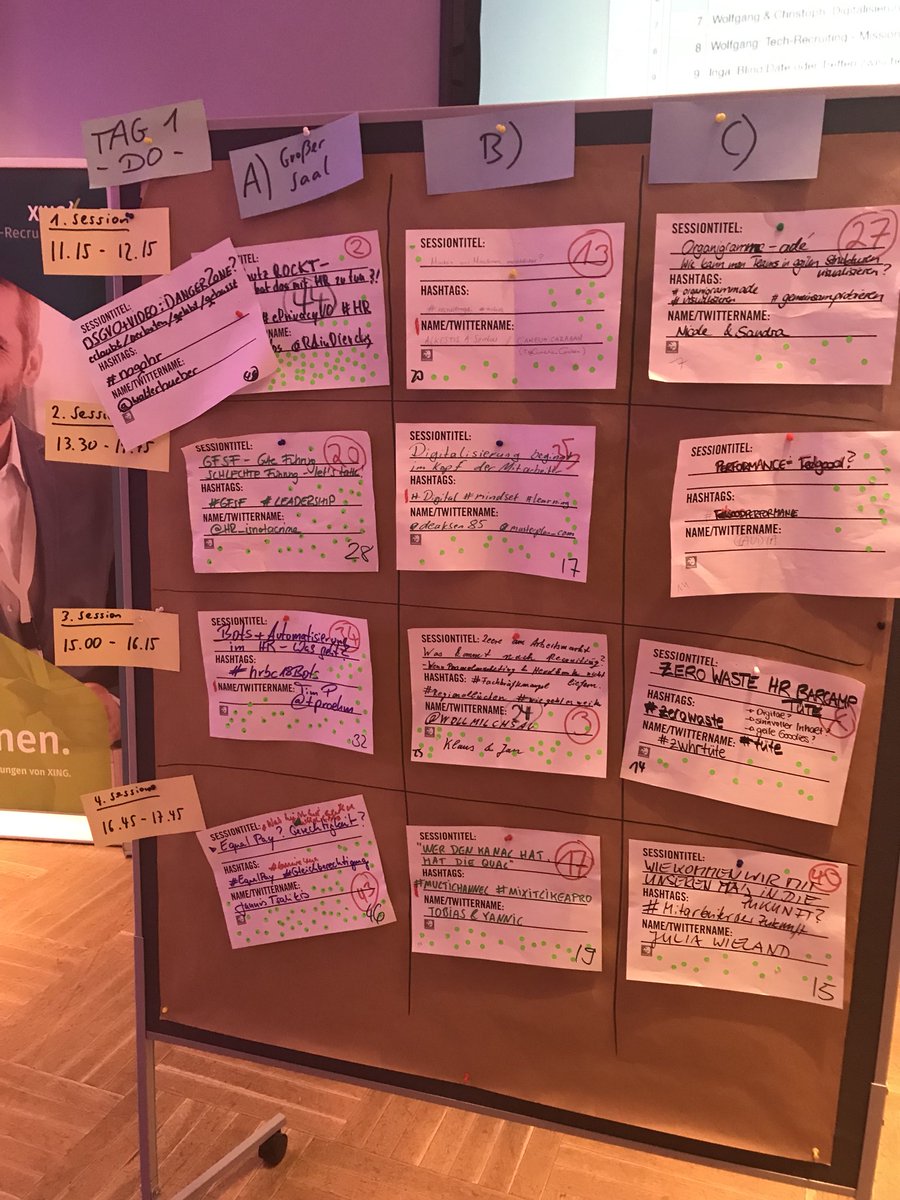 Auf geht’s mit den Sessions #hrbc18