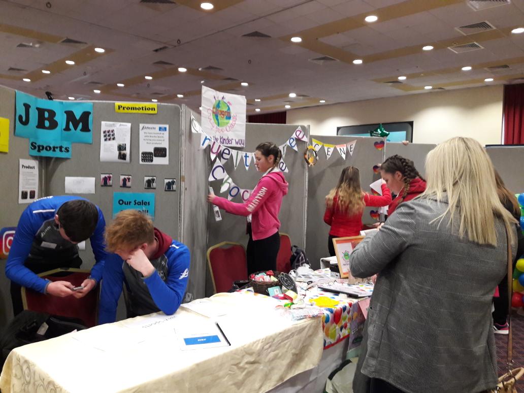 leo_limerick's tweet photo. #StudentEnterprise 2018 participant's were up bright and early this morning setting up ๐ช๐#studentsofthefuture #Entrepreneurs #winners https://t.co/JOPHHDvAgp
