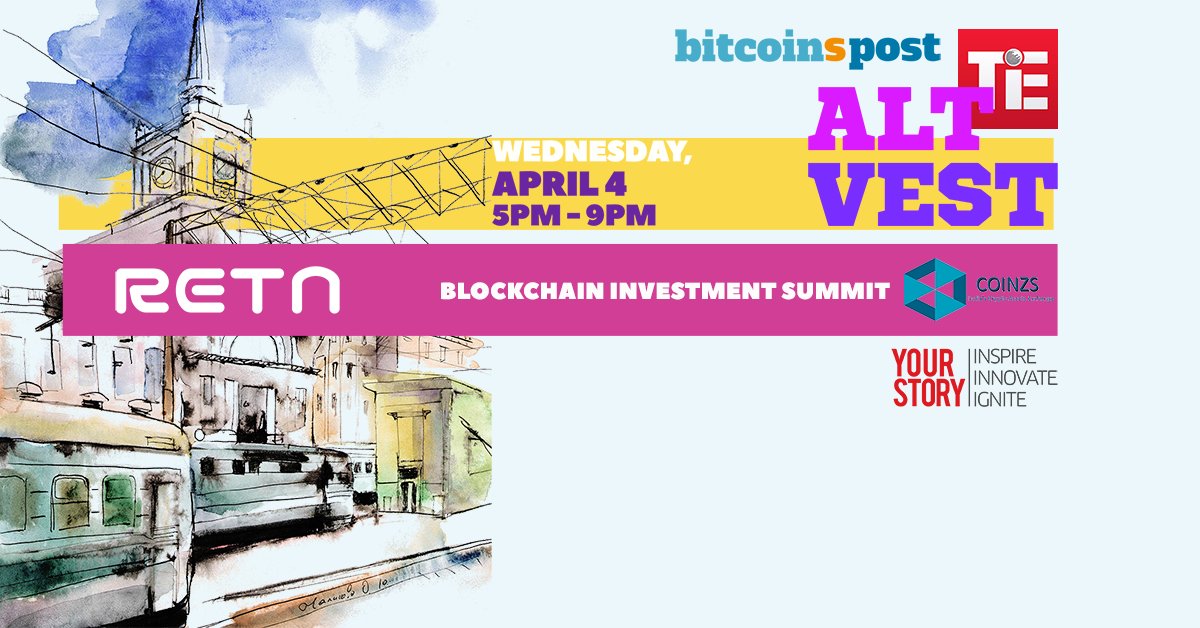 YSEcosystem's tweet photo. Altvest 2018: #Blockchain Summit conference brings World Class Experts, Speakers, and Delegates covering domain knowledge and experience from #FinancialServices, to #SCM, to #Government, and #Healthcare. Register here: https://t.co/N1NMvHq1wz https://t.co/DIcI8FfeUZ