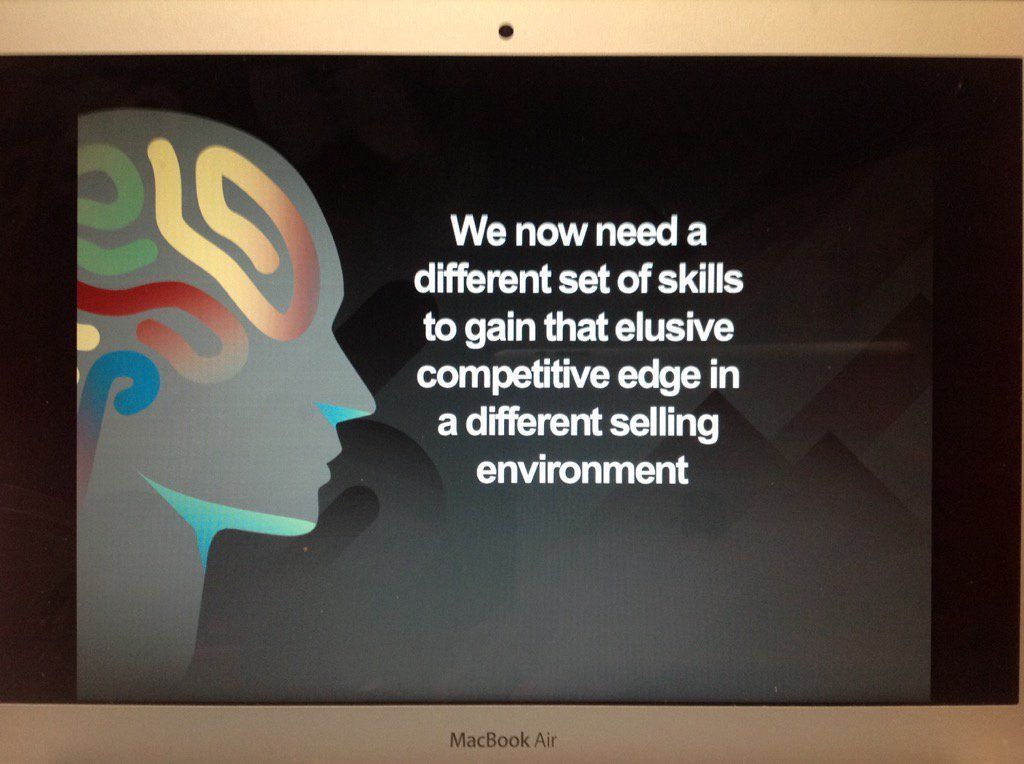 sellerperform's tweet photo. Theatre 7 11:00am @Markwerskine Neuroscience and the psychology of selling #SIE2018 #sales https://t.co/YocooEpxMd