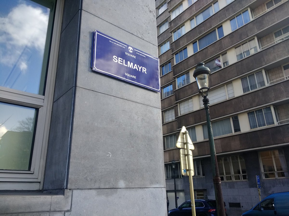 RuairiTalbot's tweet photo. What’s this all abooot? We all agree Selmayr is a benevolent and judicious Overlord, but does he really deserve a Brussels square named after him? #LeaveALegacy @alexebarker @JamesCrisp6 @KaminskiMK @MehreenKhn @MMQWalker @BrunoBrussels https://t.co/W4eAi6JXEu