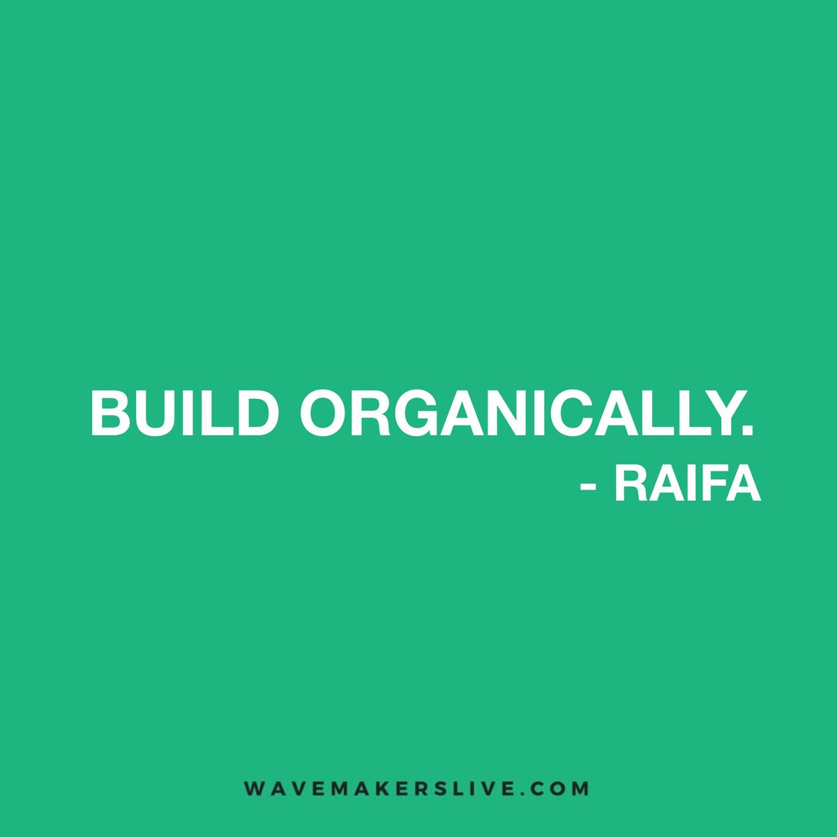 wavemakerslive's tweet photo. Build your following and your community organically. @RaifaRafiq https://t.co/quCLjRnV9B