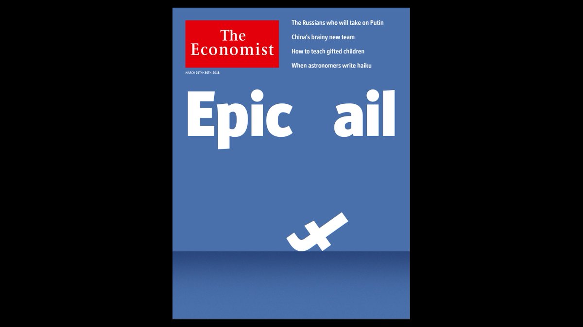 TheEconomist's tweet image. Facebook is facing a reputational crisis. How should the social-media giant and the industry respond? Our cover this week