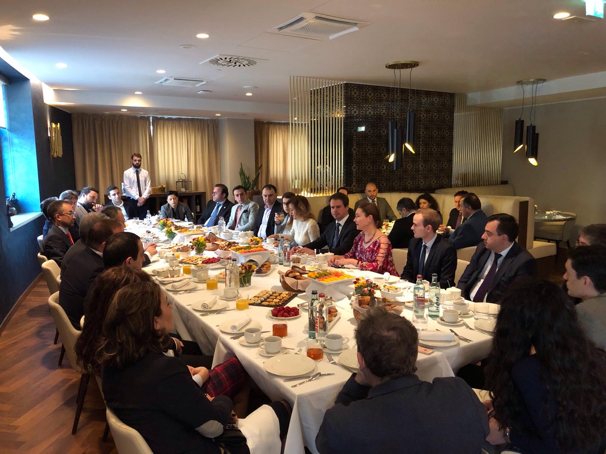 DoubleTreeYer's tweet image. Business Breakfast at MORA Restaurant of #DoubleTreeByHilton #Yerevan organized by CCI France Arménie